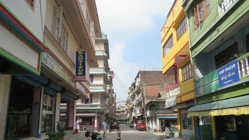 A street in Kakarbhitta town