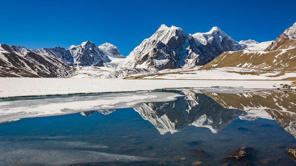 Gurudongmar Lake, the high-altitude lake visited from Lachen