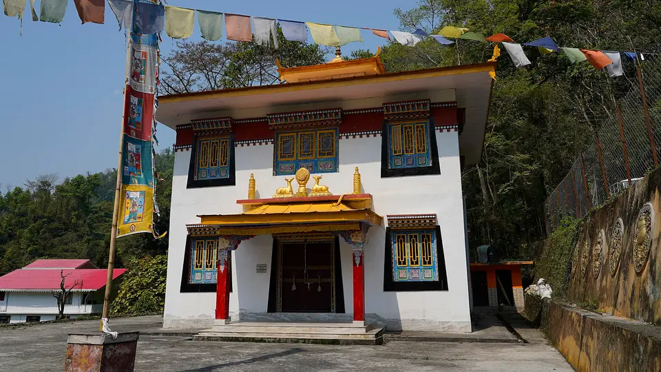 Lingtam Monastery, the next stop below Padamchen on the Silk Route