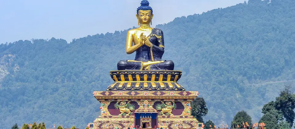 Buddha statue at Buddha Park, Ravangla