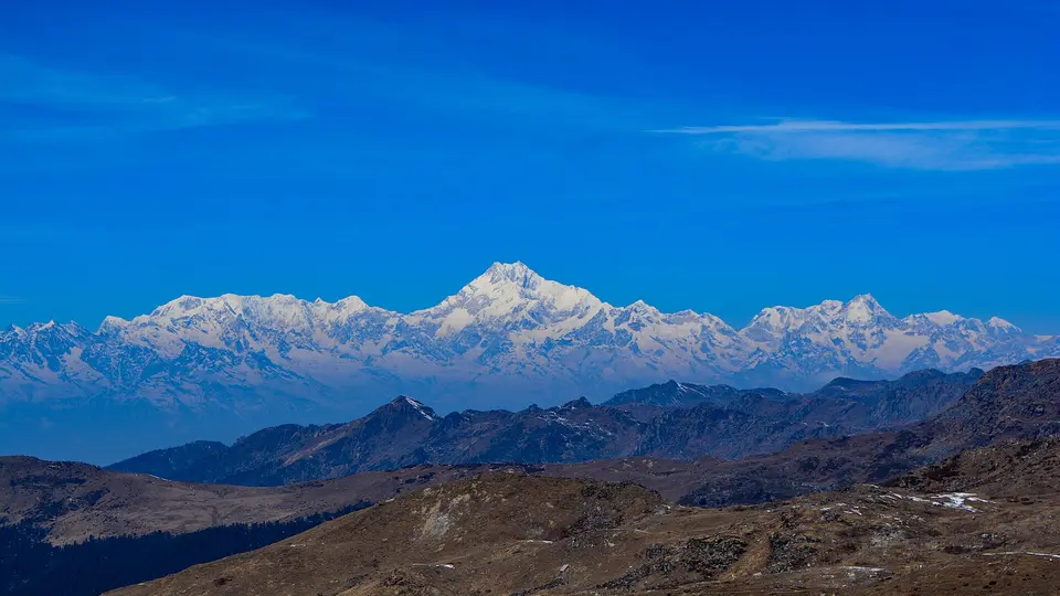 Kangchenjunga seen from Zuluk, East Sikkim