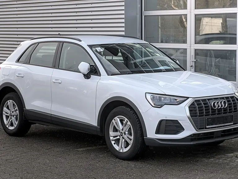 White Audi Q3 SUV