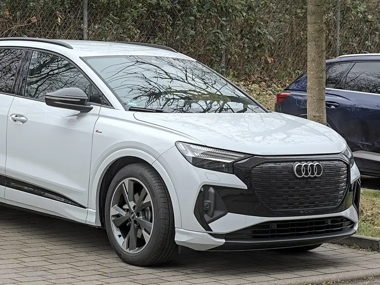 White Audi Q4 SUV